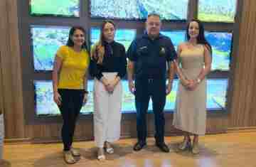 Guaraniaçu - Nova delegada da Polícia Civil realiza visita institucional ao prefeito Ronaldo Cazella